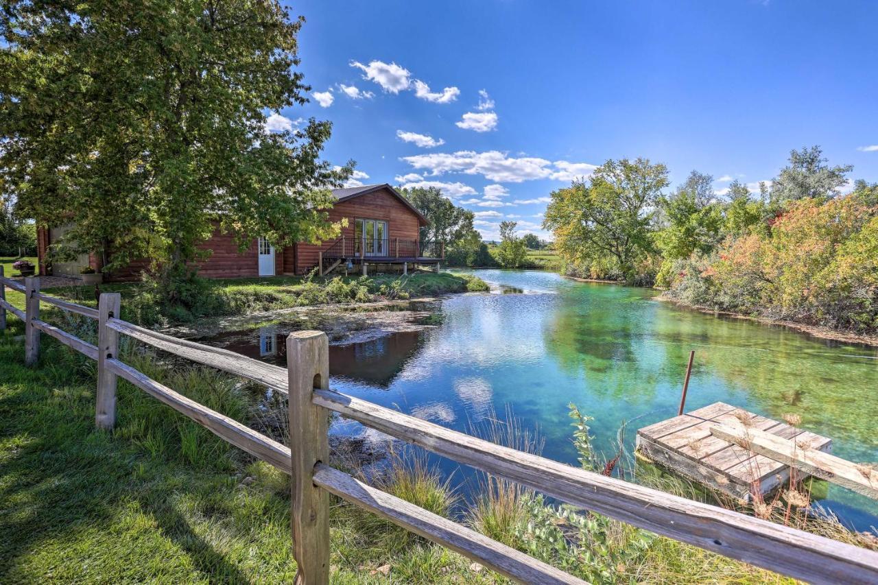Rustic Spearfish Cabin On 12-Acre Trout Farm エクステリア 写真