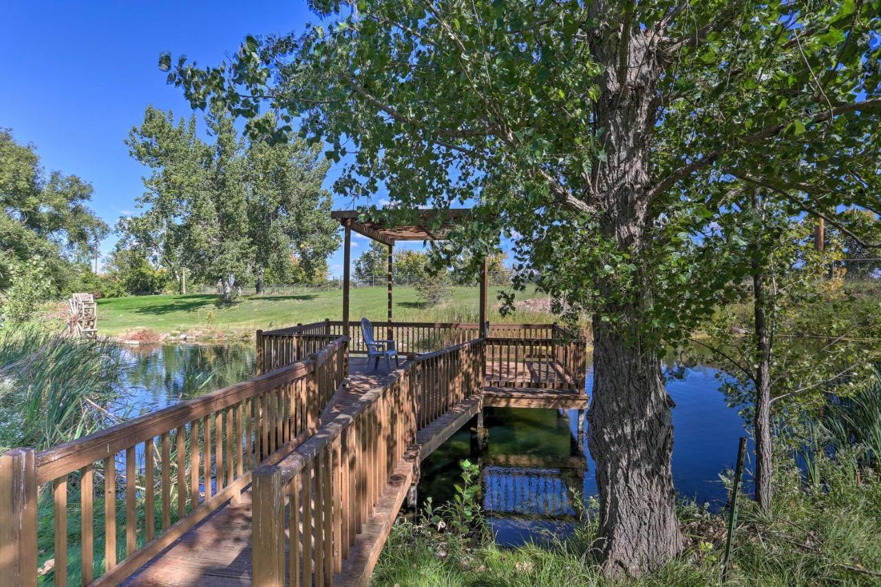 Rustic Spearfish Cabin On 12-Acre Trout Farm エクステリア 写真