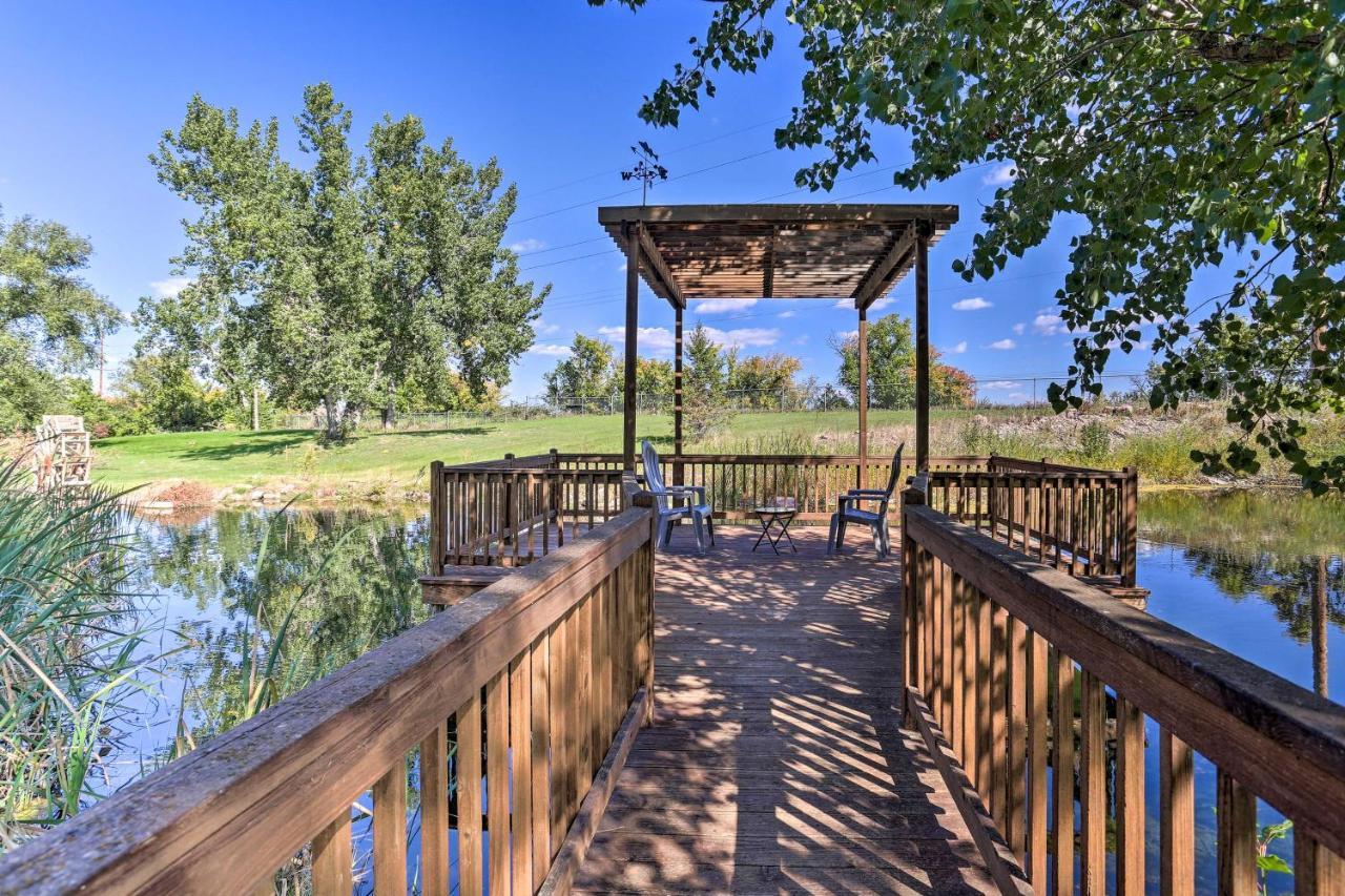 Rustic Spearfish Cabin On 12-Acre Trout Farm エクステリア 写真